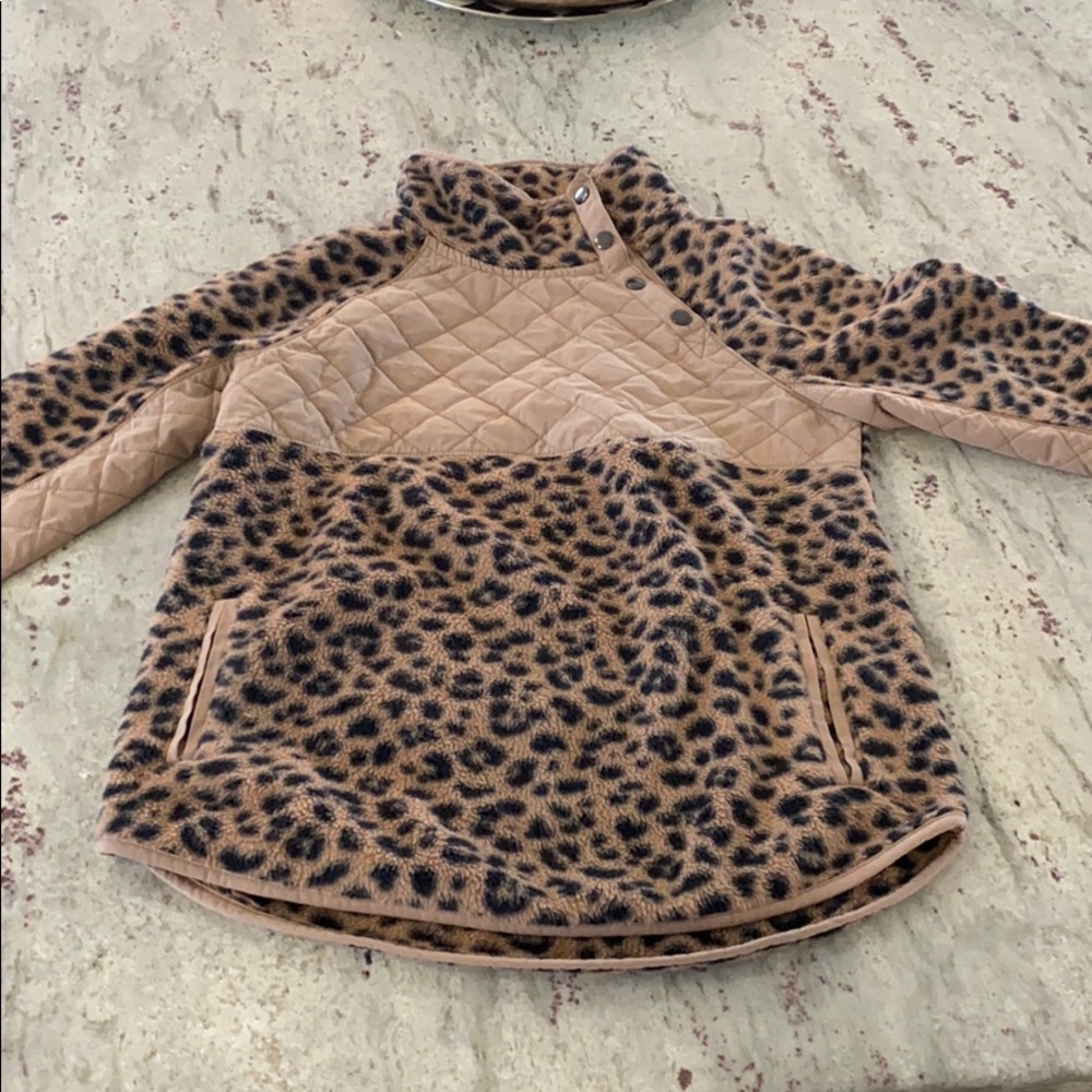 NWT Abercrombie Asymmetrical SnapUp Fleece